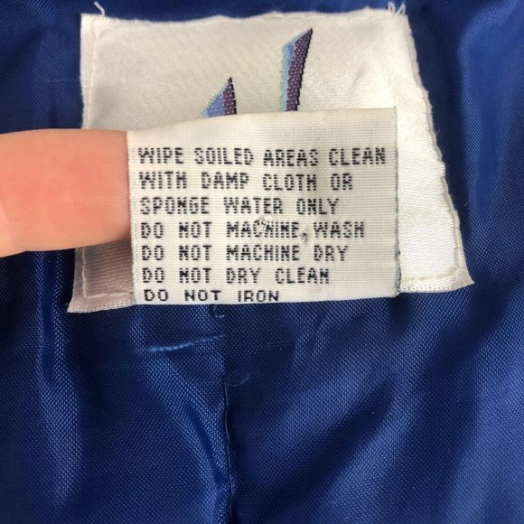 Highway Sport VTG Women's Size Medium Blue Full Zip Vest Sleeveless Pockets - Picture 9 of 9